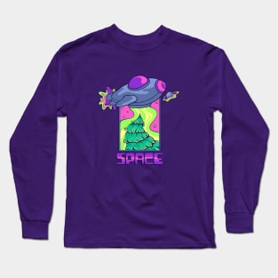 Santa is Coming “Space” Long Sleeve T-Shirt